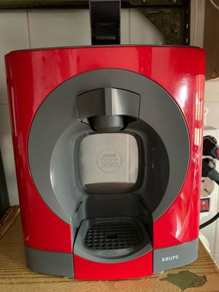 Cafetera Nespresso Krups Roja