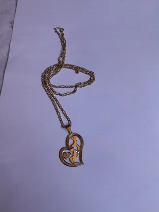 Cadena Corazón Oro Italiano 18k Meriem