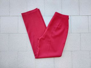 Pantaloni vintage colore bordeaux