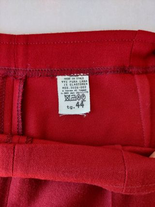 Pantaloni vintage colore bordeaux