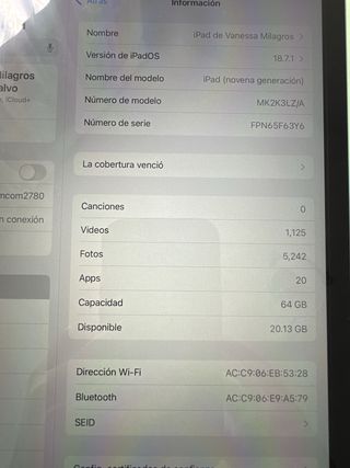 iPad 9ª Gen 64GB Negro