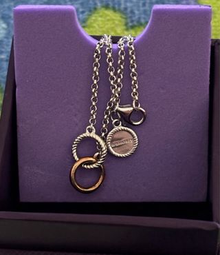 Colgante de plata 925 plata 925 bañada en oro rojo