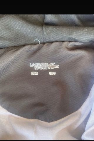 Chaqueta Lacoste Negra y Azul