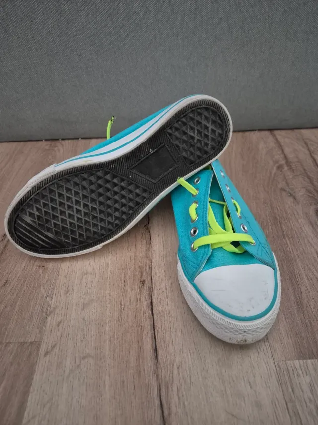 Zapatillas turquesa