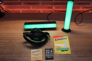 Auriculares y Luces Gaming ColaCao Nuevos