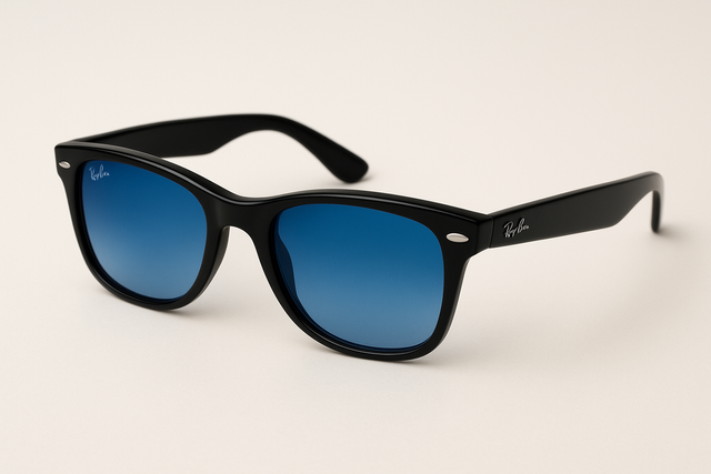 Ray-Ban New Wayfarer ORB2132, Black /Gradient Blue