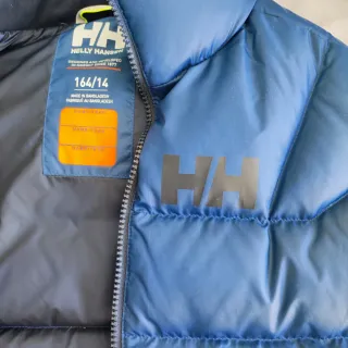 Chaleco plumífero niño Helly Hansen azul.