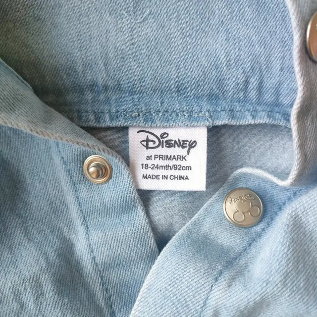 Salopette jeans bambina Minnie Mouse