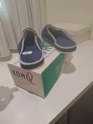 Zapatillas de estar por casa azules