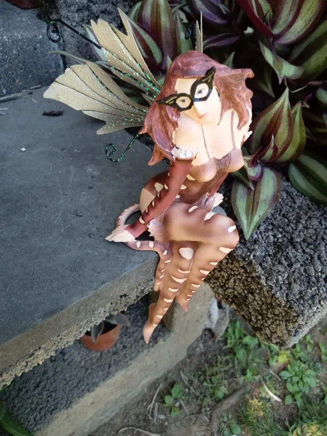 Fata gatto decorativa fuori produzione scatola