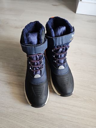 Botas de Nieve Junior Azul y Naranja