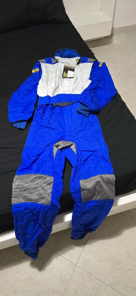 Tuta OMP Go-Kart CIK FIA Blu taglia 48