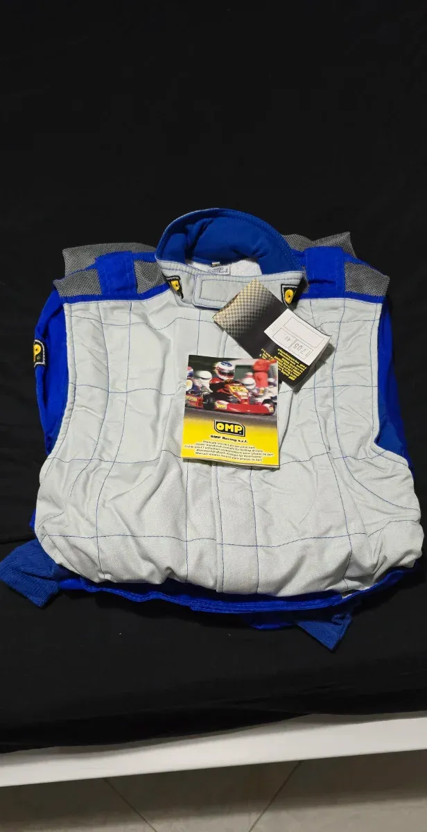 Tuta OMP Go-Kart CIK FIA Blu taglia 48