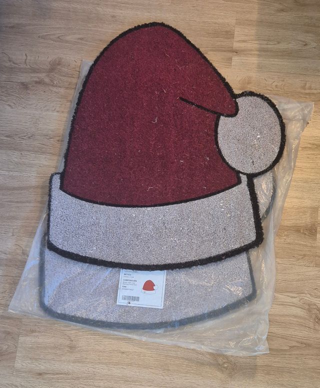 2 Felpudos Navideños Gorro Papá Noel