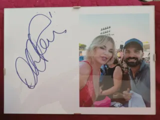 Autografo Alba Parietti del 4 sett 2025 Lido (VE)