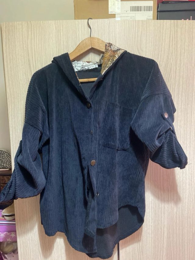 Camisa pana negra calavera lentejuelas