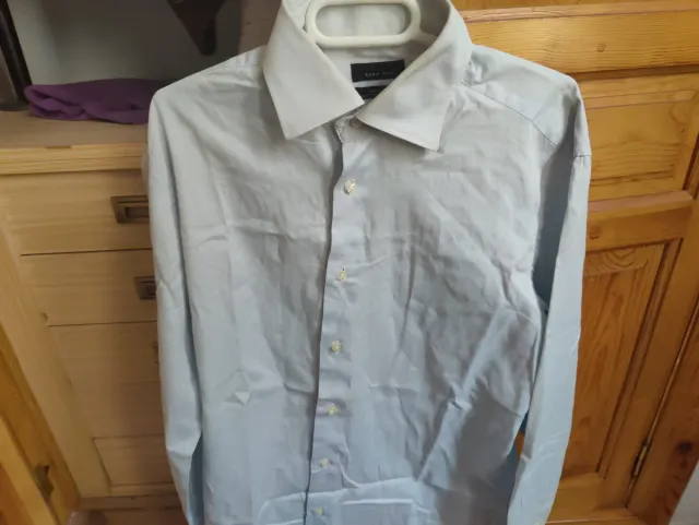 Camisa Zara Azul Talla M
