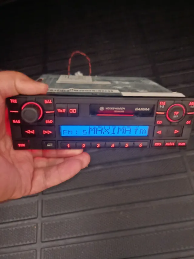 Radiocasete VW  Gamma con código desbloqueo