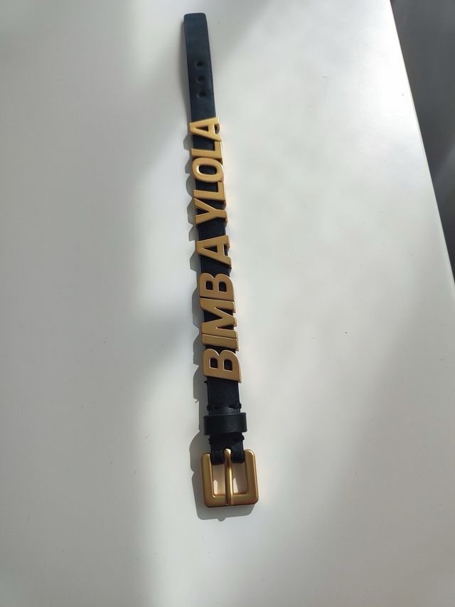 Pulsera Bimba y Lola letras doradas