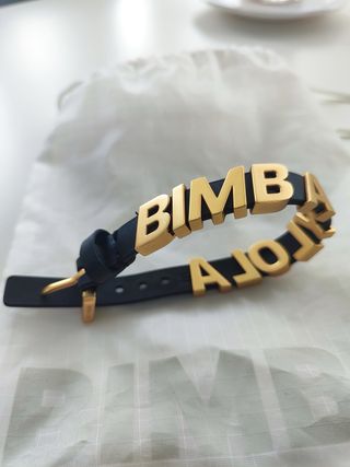 Pulsera Bimba y Lola letras doradas