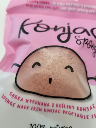 Esponja Konjac com Argila Rosa