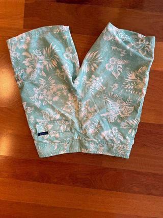 Vingston Bañador Floral Azul Claro