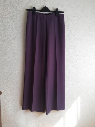 conjunto traje camisa pantalon morado