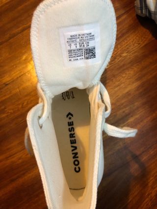Zapatillas Converse Blancas Mujer Talla 38