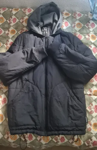 Pack de 3 Chaqueta Zara Hombre Negra Bolsillos. 