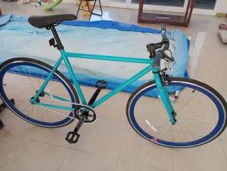 Bicicleta Fixie Azul Sin Usar