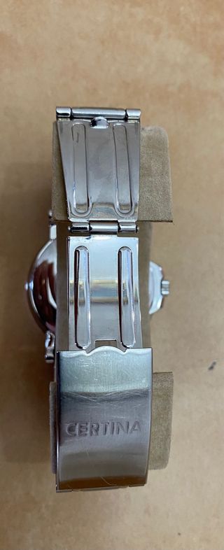 Reloj Certina Hombre Plata y Blanco