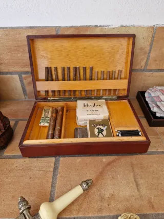 Tabaquera antigua de coleccionismo