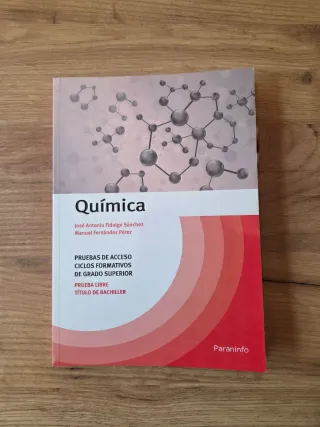 Química: Acceso Ciclos Formativos Grado Superior