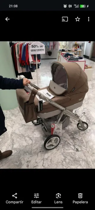 Carro de bebé 3 piezas casi nuevo