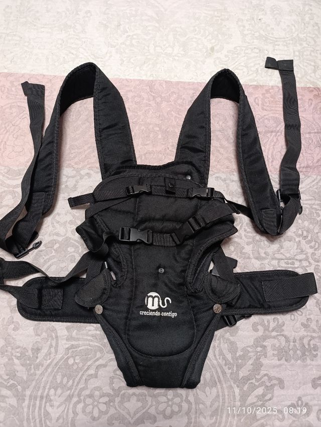 Mochila Portabebés Negra