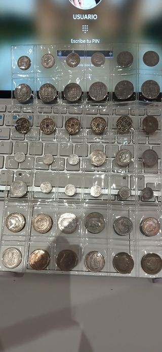 Lote de monedas antiguas