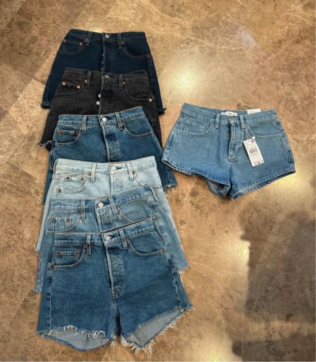 Lote Levis 501 Shorts Talla 34.