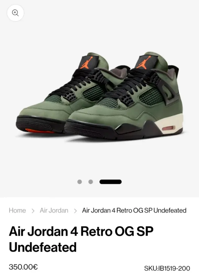 Jordan Air 4 Retro OG SP Verde Militar