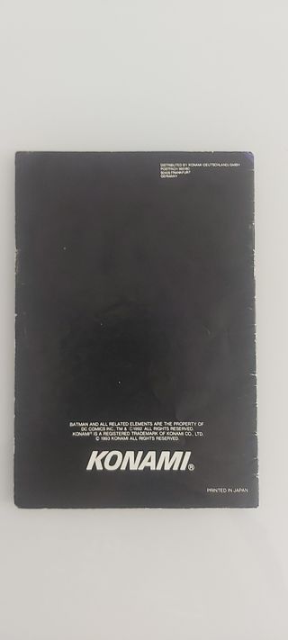 Manual Batman Returns PAL NOE snes original