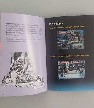 Manual Batman Returns PAL NOE snes original