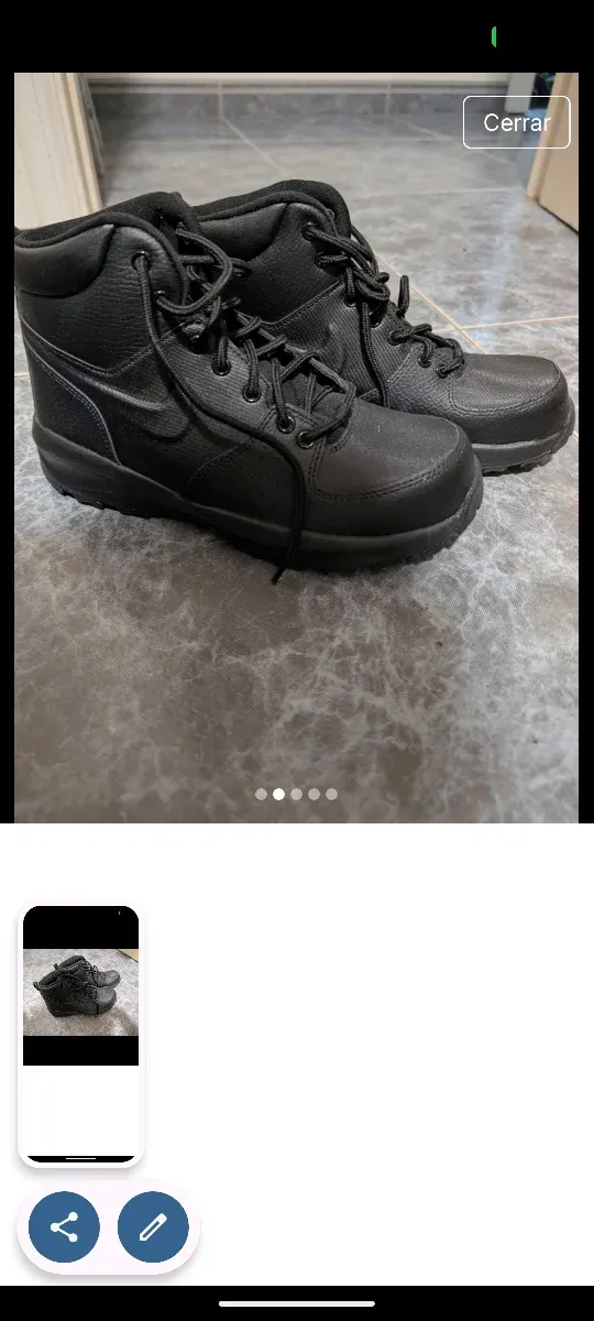 Botas Nike Manoa LTR Negras