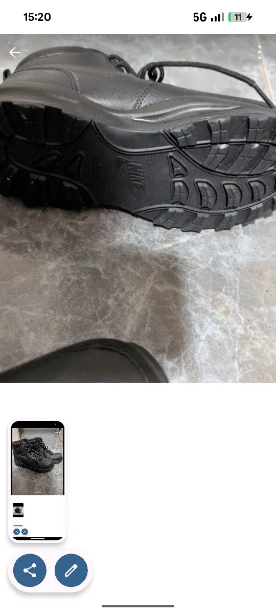 Botas Nike Manoa LTR Negras