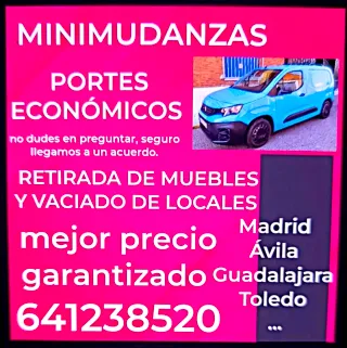 Minimudanzas, retirada de objetos, portes