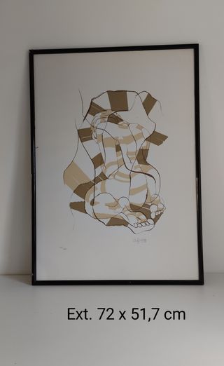 Litografía moderna vintage Cuadro