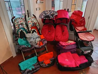 Bugaboo Donkey rosa + 2 passeggini regalo
