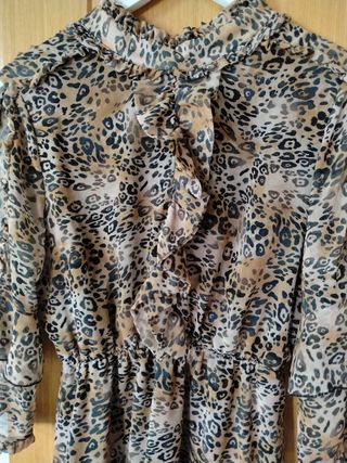 Vestido Denny Rose estampado animal print