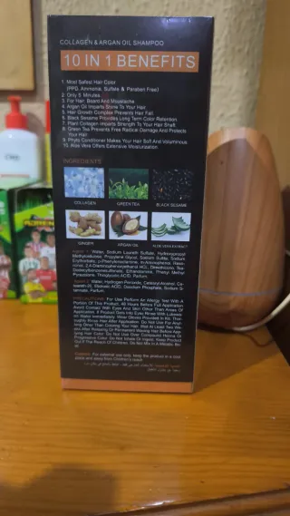 Champú Disaar Colágeno Argan Oil Negro