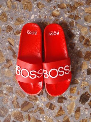 Chanclas BOSS Rojas