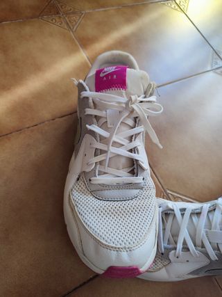 Nike Air Max Bambas Blancas y Rosas