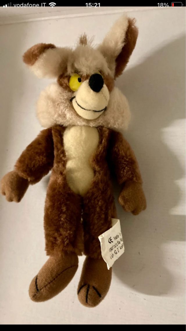 Willy Coyote peluche vintage 1993